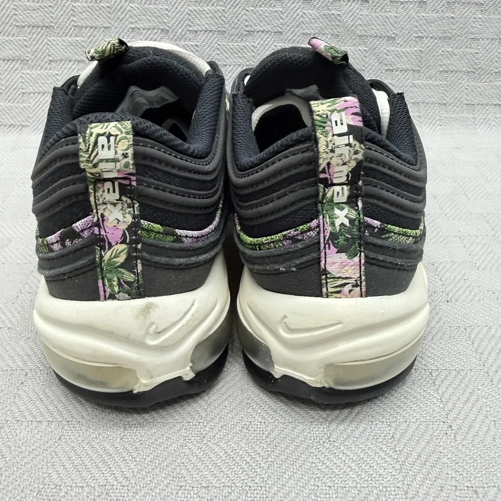 Nike Air Max 97 Next Nature Floral Tapestry Shoes Womens Size 8 Black FN7104-010